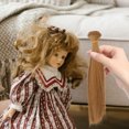 thumbnail image 4 of Pelucas de pelo de muñeca Mizh de 6 piezas Pelucas de pelo de muñeca decorativas Pelucas de pelo simulado Adornos Pelucas de trama de pelo de muñeca, 4 of 5