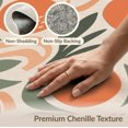 thumbnail image 6 of ODIKA 4'x6' Orange Green Vibrant Orchard Inspired Washable Area Rug Botanical Patterns with Modern Artistic Flair for Bedroom, Reading Nook, Pet Friendly & Non-Shedding, 6 of 7