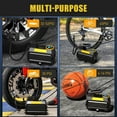 thumbnail image 3 of HJDWQN 12V Air Compressor Tire Inflator with Flash-Light - Black, 3 of 7