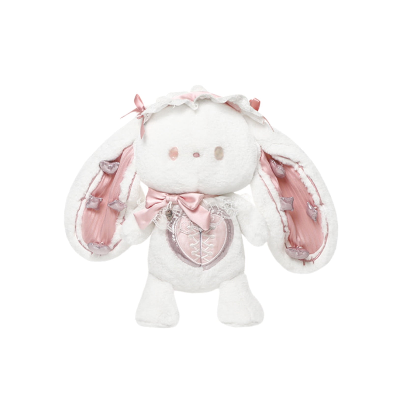 Cute King Rabbit Plush Toy Soft Stuffed Bunny Doll Crown Bunny Plush Gift