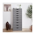 thumbnail image 6 of Naomi Home 9-Drawer Office Storage Cabinet, Gray, 1 Unit, 6 of 9