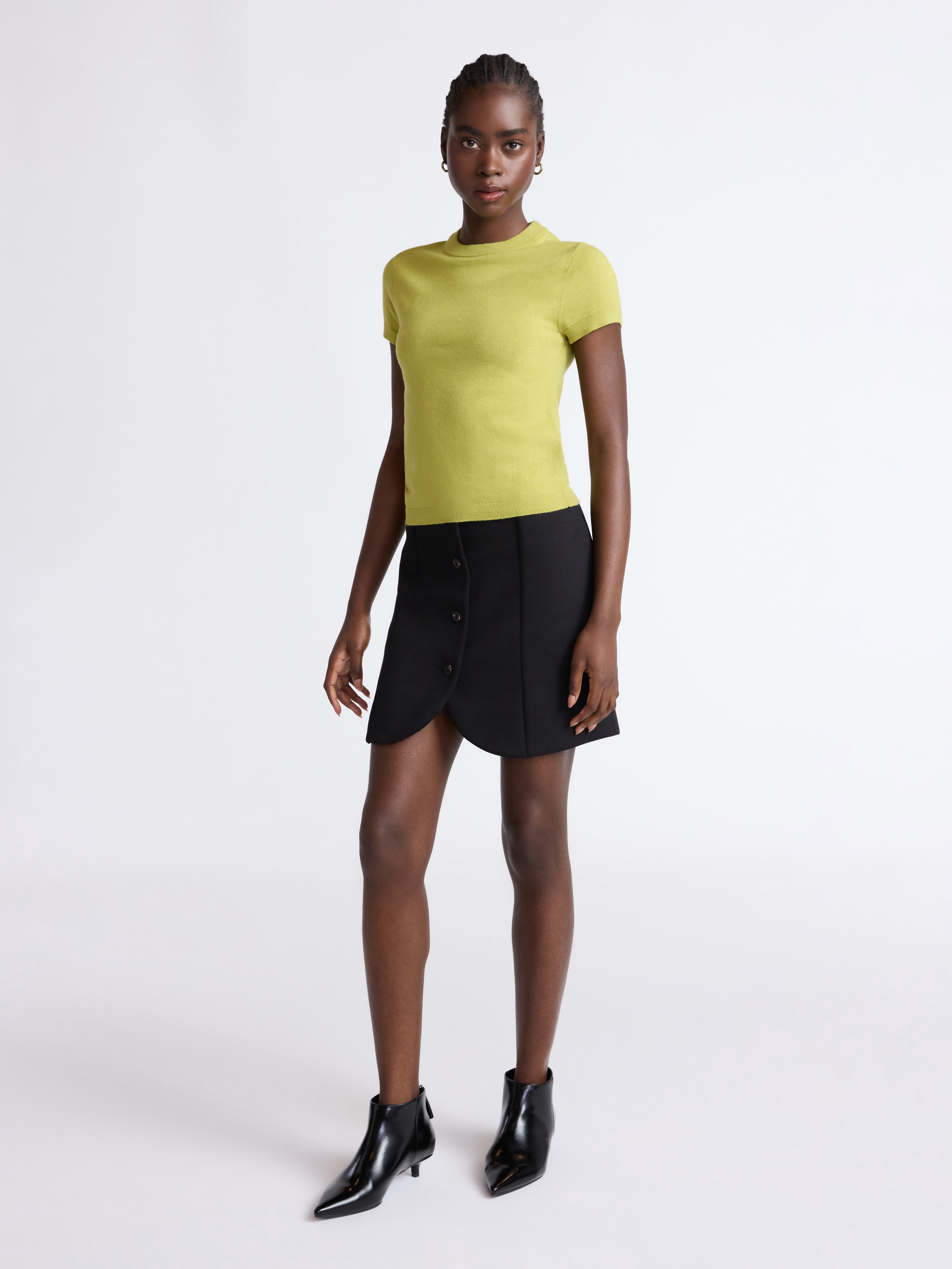 Scoop Women's and Women’s Plus Sweater Tee with Short Sleeves, Lightweight, Sizes XS-4X