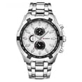 thumbnail image 3 of Reloj suizo para hombre, correa de acero inoxidable, reloj de cuarzo de alta calidad a la moda, 3 of 5