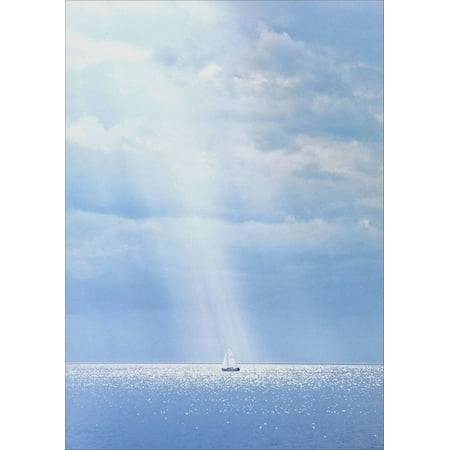 Avanti Press Sailboat Under Sky Sympathy Card