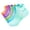 Colorful, variant on 6 Pairs Ankle Compression Socks for Women & Men VLOOCKLE – Low Cut Running Socks with Arch Support, Cushioned Sole & Heel Tab Black
