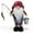 Red, variant on Holiday Gnome Christmas Gnome Decorations, Handmade Fishing Tomte Santa Figurine for Holiday Home Ornaments, 6x11in