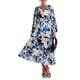 thumbnail image 1 of Vestido Midi Floral PRETTYGARDEN de Manga Larga con Escote en V Talla Grande, 1 of 9