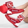 thumbnail image 3 of SKIUHS Men's High-Top Boxing Shoes with Adjustable Ankle Strap - Non-Slip Sole & Reinforced Ankle Support for Boxing Training & Matches, 3 of 7