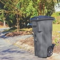 thumbnail image 3 of Toter Trash Can Graystone with Wheels and Lid, 96 Gallon, 3 of 7