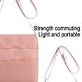 thumbnail image 3 of Bolso bandolera pequeño,Bolso bandolera de nailon para mujer color rosa, 3 of 5