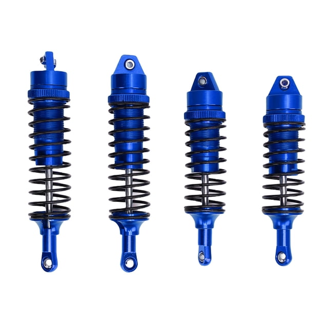 RC Set, High Strength Front Rear Oil Filled Damper Linear Damping for Slash 4x4 1/10 Crawler Car