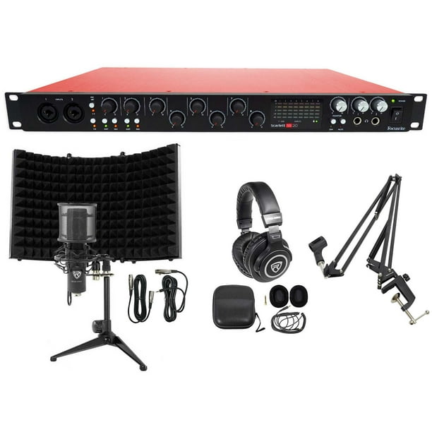Focusrite SCARLETT 18I20 2nd GEN USB Interface+Mic+Headphones+Shield