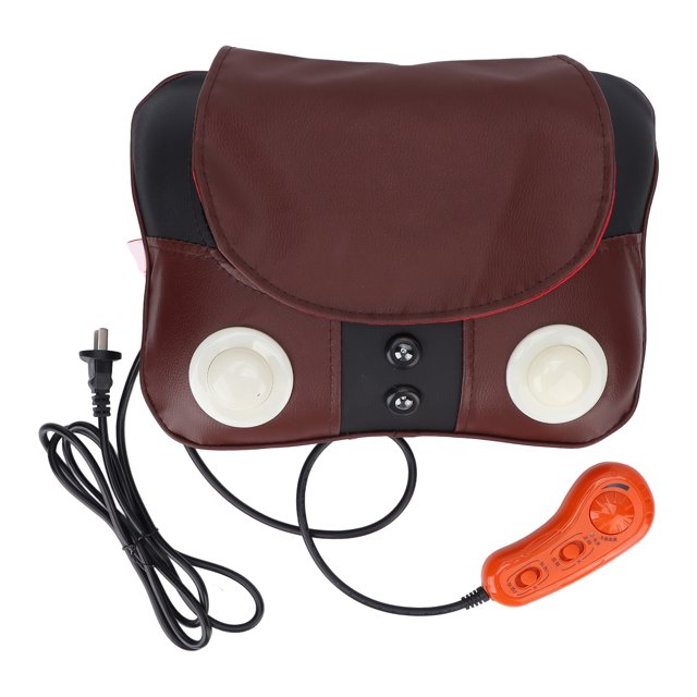 Almohada de masaje de cuello eléctrica Compresa caliente Simulación de amasamiento Cojín de masaje para espalda Pierna Cintura 220V