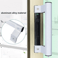 Qtmnekly Sliding Door Handle 8inch Aluminum Sliding Glass Door Pull