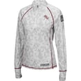 thumbnail image 2 of Women's Colosseum White Florida State Seminoles OHT Military Appreciation Officer Arctic Camo Fitted Lightweight 1/4-Zip, 2 of 4