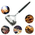 thumbnail image 2 of El mejor compañero para parrillas, cepillo de limpieza para parrillas para una parrilla segura y sin cerdas, diseño de triple bobina para manchas difíciles, cepillo para parrilla con raspador para, 2 of 5