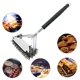 thumbnail image 2 of Grill Guardian, cepillo y raspador seguro para parrillas sin cerdas, diseño eficiente de triple bobina, raspador ancho para una limpieza rápida, mango antideslizante reforzado para un agarre adicional, 2 of 5