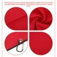 thumbnail image 5 of OULII 5Ensemble Serviettes de Golf Portables Durables et Réutilisables pour le Sport avec Design Trifold Rose Vert Rouge, 5 of 5