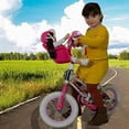 thumbnail image 5 of Doll Bike Seat Carrier for Baby Dolls and American Girl Dolls with Doll Helmet and Stickers. No Tools Required Bicycle and Scooters seat Accessories for Dolls, 5 of 7