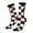 2 Black-1, variant on Ladybugs Of Black And White Checkers Print Adult Socks for Men & Women,Calf Socks, Ankle Socks,Boots Socks,Breathable Casual Sock,Unisex Crew Socks