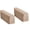 light brown- Extra long, variant on Couch Arm Slipcovers Arm Chair Covers Set of 2 Stretch Sofa Armrest Slipcovers Nonslip Machine Washable Velvet Fabric