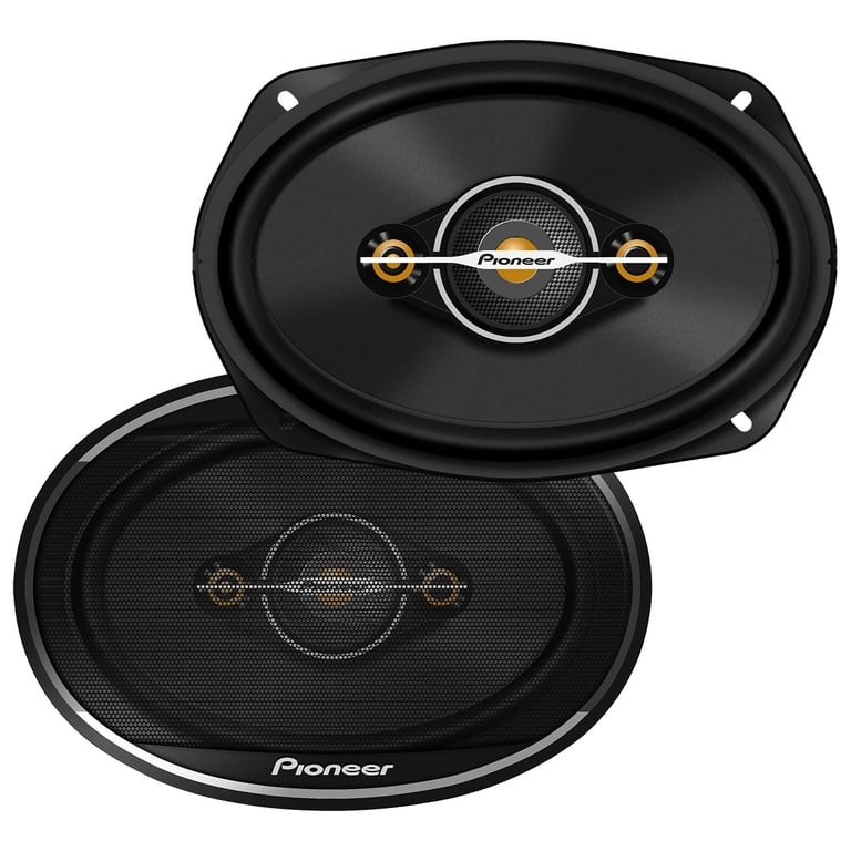 Pioneer TS-A6961F 6x9 4-Way Car Speakers Black Easy Install High
