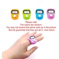 thumbnail image 3 of JZK 4X LCD Display Digital Finger Tally Counter clicker, Electronic Stitch Counter for Knitting, Crochet Row Counter Ring, Plastic mini Manual clicker Counter, 3 of 7