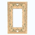 thumbnail image 5 of Metal Light Switch Plate Cover Beige Paisley Bandana Spotted Tile Pattern TIL080, 5 of 13