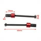 thumbnail image 3 of Ejes Y Brazos de Transmisión CVD de Metal para Coche RC 1/18 perfke Piezas de Bricolaje para Coche Todoterreno Brazos oscilantes delanteros, 3 of 8