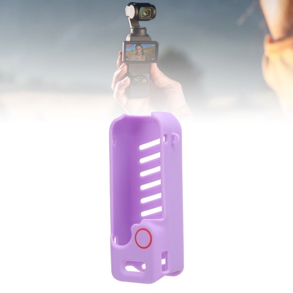 Protective Case 3 TPU Shockproof Anti Slip Handheld Action Camera Sleeve Cover with Wrist Strap
