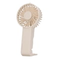 thumbnail image 2 of Mini ventilador de mano ventilador portátil plegable ventilador recargable USB para viajes de oficina en casa Beige, 2 of 10
