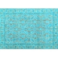 thumbnail image 1 of Ahgly Company Indoor Rectangle Abstract Light Blue Contemporary Area Rugs, 8' x 10', 1 of 4