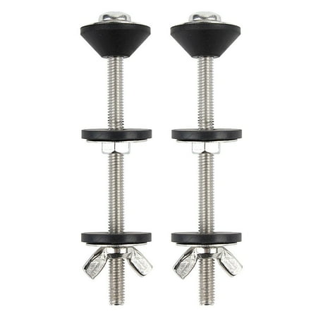 2PCS Toilet Tank Screws Toilet Seat Bolts Kit Heavy Duty Toilet Bolts Long Screw Toilet Tank Accessories