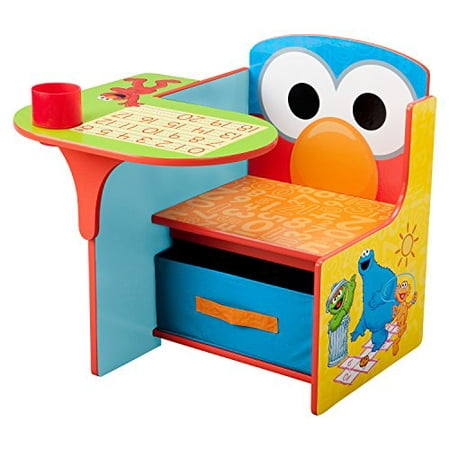 Sesame Street Kids Desk Chair Under The Seat Storage Sturdy And