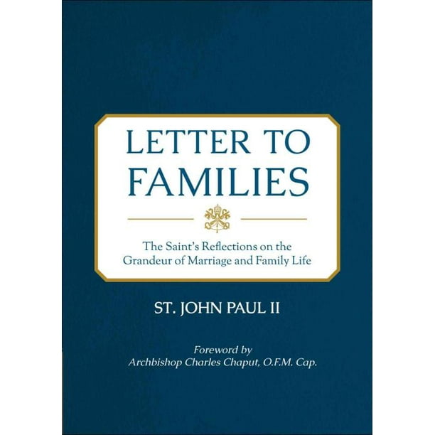 Lettre aux Familles, Livre de Poche St. John Paul II