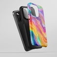 thumbnail image 5 of Abstract Swirls For All iPhone Series Tough Phone Case Vibrant Rainbow, 5 of 7