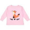 thumbnail image 3 of Inktastic Fox for Girls Woodland Animal Girls Long Sleeve Toddler T-Shirt, 3 of 5