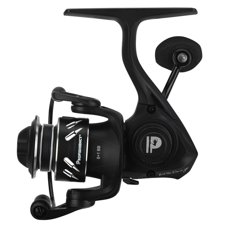 Tiny Reel ブラック Free Shipping! ProFISHiency Tiny Spinning Reel 5.2:1 Gear