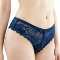 thumbnail image 5 of Fewfanhot Women Lace Hipster Underwear 3 Pack, Mid‑Rise Stretch Ladies Panties, Breathable Daily Wear Underpants for Women, 5 of 8