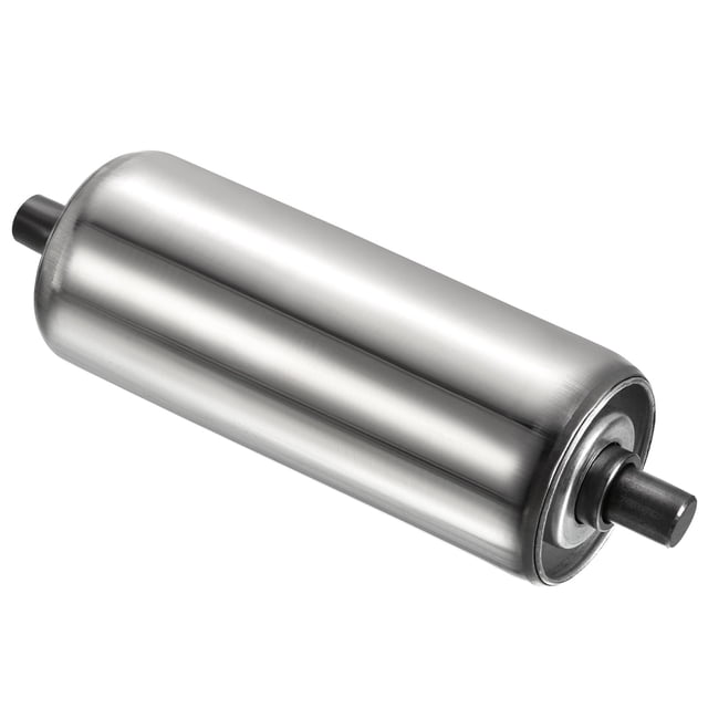 Unique Bargains 2'x6' Acier Inoxydable Gravité Convoyeur Rouleau Transmission Galvanisé Extrémité