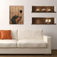 thumbnail image 4 of Empire Art Direct Dog Au Vin Dachshund Print on Solid Wood Wall Art, 24" x 18", Ready to Hang, 4 of 5