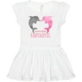 thumbnail image 3 of Inktastic You're Flippin' Fintastic Dolphins Girls Baby Dress, 3 of 5