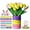 Color, variant on Easter Peep Sponges, Sponge Easter Peeps, Sponge Peeps, 60PCS Easter Sponge Bunnies Vase Filler, Easter Vase Filler, Easter Spring Rabbit Vase Fillers for Home Table Centerpiece Decor (60Pcs-Purple)