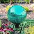 thumbnail image 7 of Achla Designs 12 Inch Gazing Glass Globe Garden Ornament, Emerald Green, 7 of 7