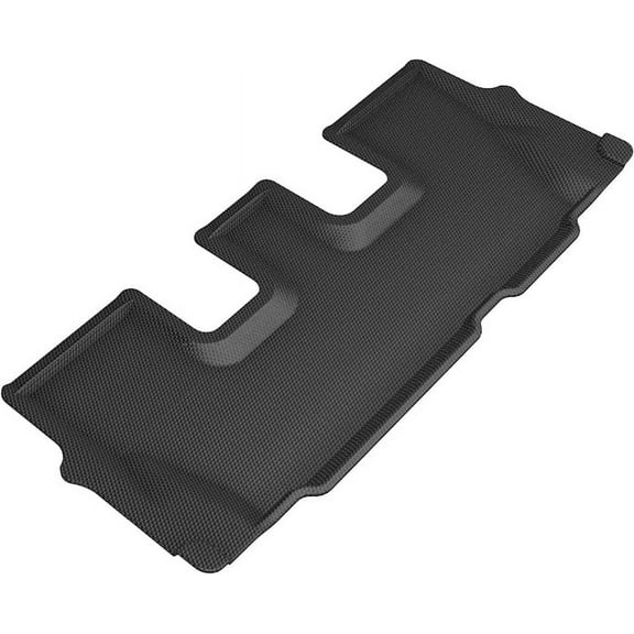 3D MAXpider Custom Fit Kagu Floor Mat (Black) Compatible with Hyundai Palisade 8-Seats 2020-2025 - Third Row