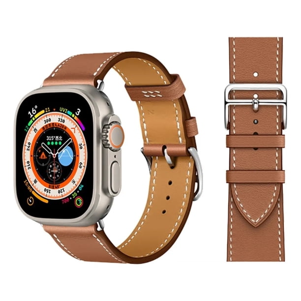 Correa Extensible Compatible con Apple Watch, Piel Premium 38/40/41/42/44/45/46/49mm