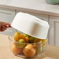 thumbnail image 4 of Double Layer Kitchen Colander, 2-in-1 Vegetable Fruit Washing Basket, BPA-Free Plastic Strainer Bowl, Detachable Drain Basket with Handles, Food Colander, Multifunctional Kitchen Drain Bowl, 4 of 6