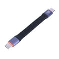 thumbnail image 1 of Cable de datos de PD100W USB3.2 20V 5A USB C para mecanografiar la GEN 2 40Gbps 8K 60Hz del cable corto de C, 1 of 7