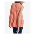 thumbnail image 2 of LUCKY BRAND Womens Coral Sleeveless V Neck Tank Top  Size: M, 2 of 4