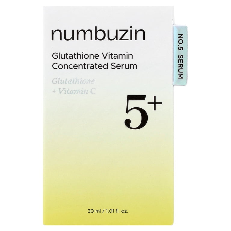 numbuzin 5+ glutathione serum Numbuzin No.5+ Glutathione Vitamin Concentrated Serum main image 0